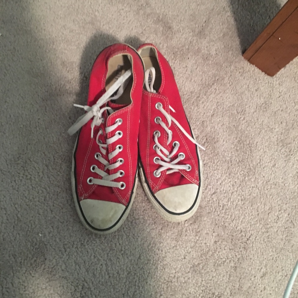 Red converse